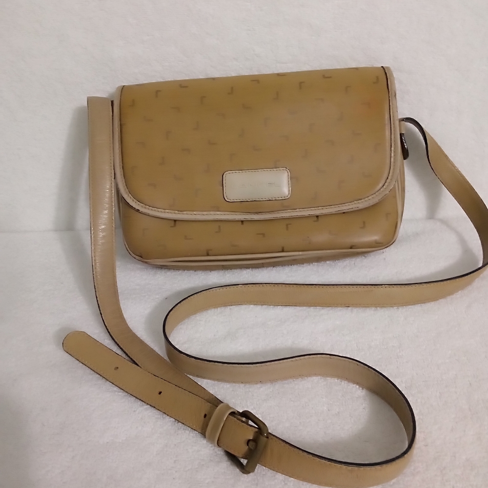 LANCEL CLOTH MINI BAG CROSSBODY WOMEN'S